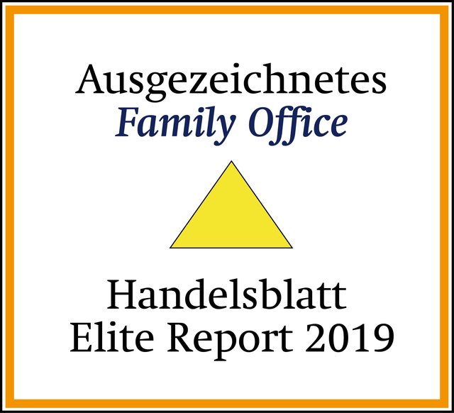 Ausgezeichnete Family-Office Handelsblatt Elite Report 2019 Ausgezeichnete Family-Office Handelsblatt Elite Report 2019